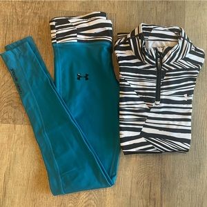 Under Armour Cold Gear Outfit size small